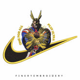 Nike Boku no Hero Academia - Embroidery Design - FineryEmbroidery